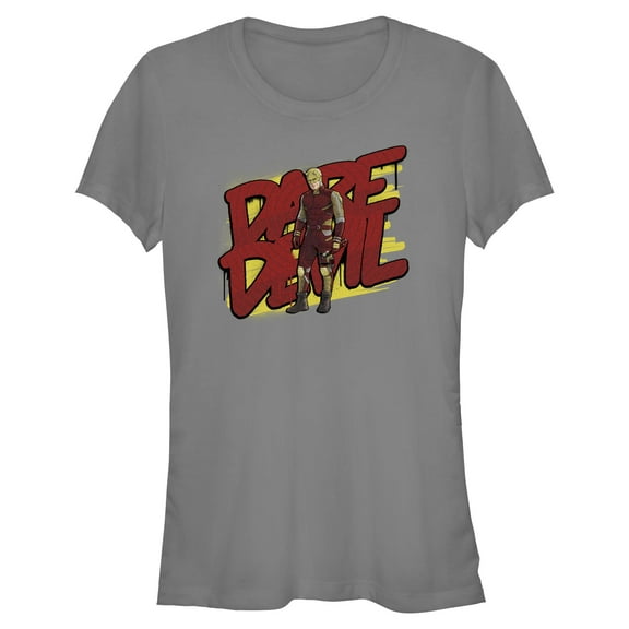 Juniors Marvel: Daredevil Red Hero Badge T Shirt