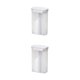 thumbnail image 4 of Contenedor de almacenamiento de cereales Wosthever Separación ajustable 2Conjunto Blanco elegante, 4 of 6