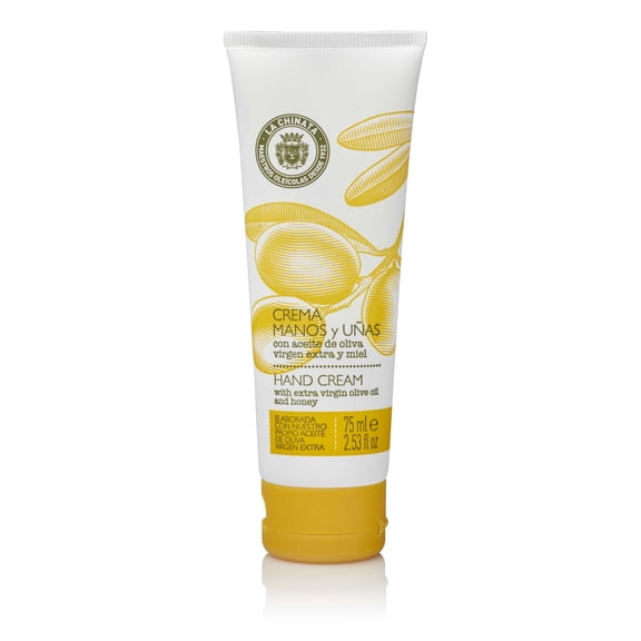 La Chinata Hand Cream for Dry Hands, Olive Oil Moisturizer with Honey Extract, Deep Hydration, Fast Absorbing, Non-Greasy, 2.5 oz