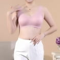 thumbnail image 4 of Women's Large Size Seamless Without Ring Soft And Skin Friendly Comfortable Vest, 4 of 5