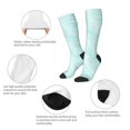 thumbnail image 6 of Easygdp Blue Bright Soccer Socks Sport Knee High Socks Calf Compression Athletic Socks for Men and Women, 6 of 9