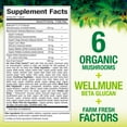 thumbnail image 2 of Natural Factors Whole Earth & Sea, Super Mushroom, Whole Food Supplement, Vegan, 30 Vegetarian Capsules, 2 of 8