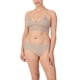 thumbnail image 3 of Sujetador DKNY moderno de encaje sin forro Demi Champagne 38D para mujer, 3 of 6