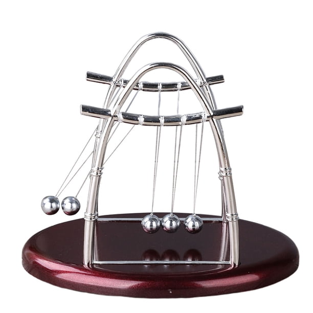 Newton Swing Ball Adornment Arch Swing Ball Herramienta de experimentación de dinámica de adornos de escritorio (tamaño pequeño)