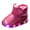Hot Pink, variant on Herrnalise Kids Shoes Children Baby LED Light Up Luminous Sneakers Winter Warm Snow Boot