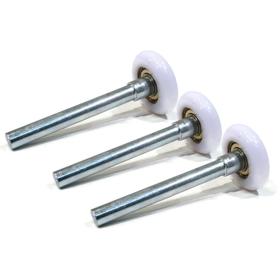 The ROP Shop (3) Garage Door 2 NYLON ROLLERS 4 Stem 11 Ball Bearing Smooth Quiet Heavy Duty