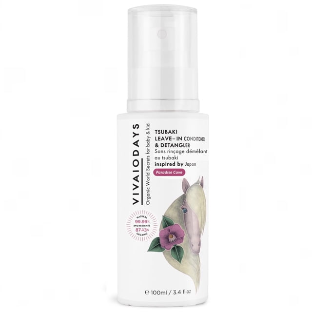VIVAIODAYS Tsubaki Acondicionador sin enjuague y desenredante aroma Paradise Cove 3.4 fl. onz. | 100 ml.