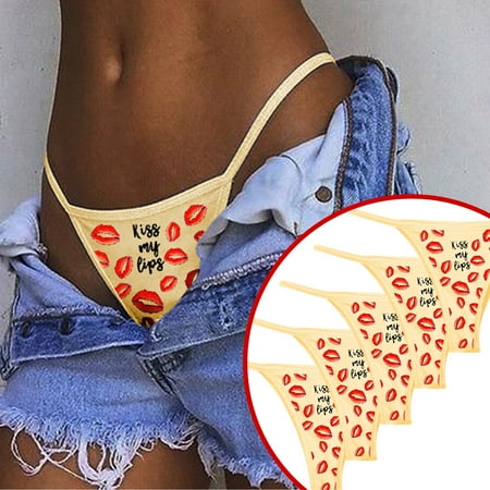 

JNGSA Triangle Bralette Balconette Bra Women Funny Printing Sexy Underwear Lingerie Thong Panties Ladies Out Underwear Wireless Push Up Bras For Women