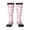 2 Black-1, variant on Breast Cancer Pink Ribbons Awareness (2) Soccer Socks Sport Knee High Socks Calf Compression Athletic Socks for Men and Women