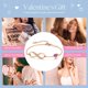 thumbnail image 5 of Pulsera con dije de símbolo de corazón infinito para mujer, plata de ley 925, ajustable, regalo de joyería para el día de San Valentín, regalo de cumpleaños para mamá, mujer, esposa, niña, ella Adepaton  WRMH-202-2, 5 of 6