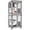 Gray-62.8"H, variant on Aivituvin Catio Outdoor Cat House Wooden Cat Enclosure Resting Box with 3 Platforms, 71 inch Kitten Condo Pets Cage, Gray