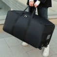 thumbnail image 5 of Sacs à Roues Pliables Sac de Rangement pour Bagages avec Roues Grande Capacité Bagage de Cabine Porte-Bagages Chariot Extensible Valise, 5 of 5
