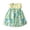 Green, variant on Sequin Dress for Girls Infant Baby Girl Ruffle Romper Dress Star Heart Print Tulle Dress Headband Cute Summer Clothes 12 18 Months (Green,12-18 Months)