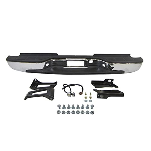 New Rear Step Bumper ASSY Chrome 1999-2006 Chevy Siverado Gmc Sierra 2500HD 3500