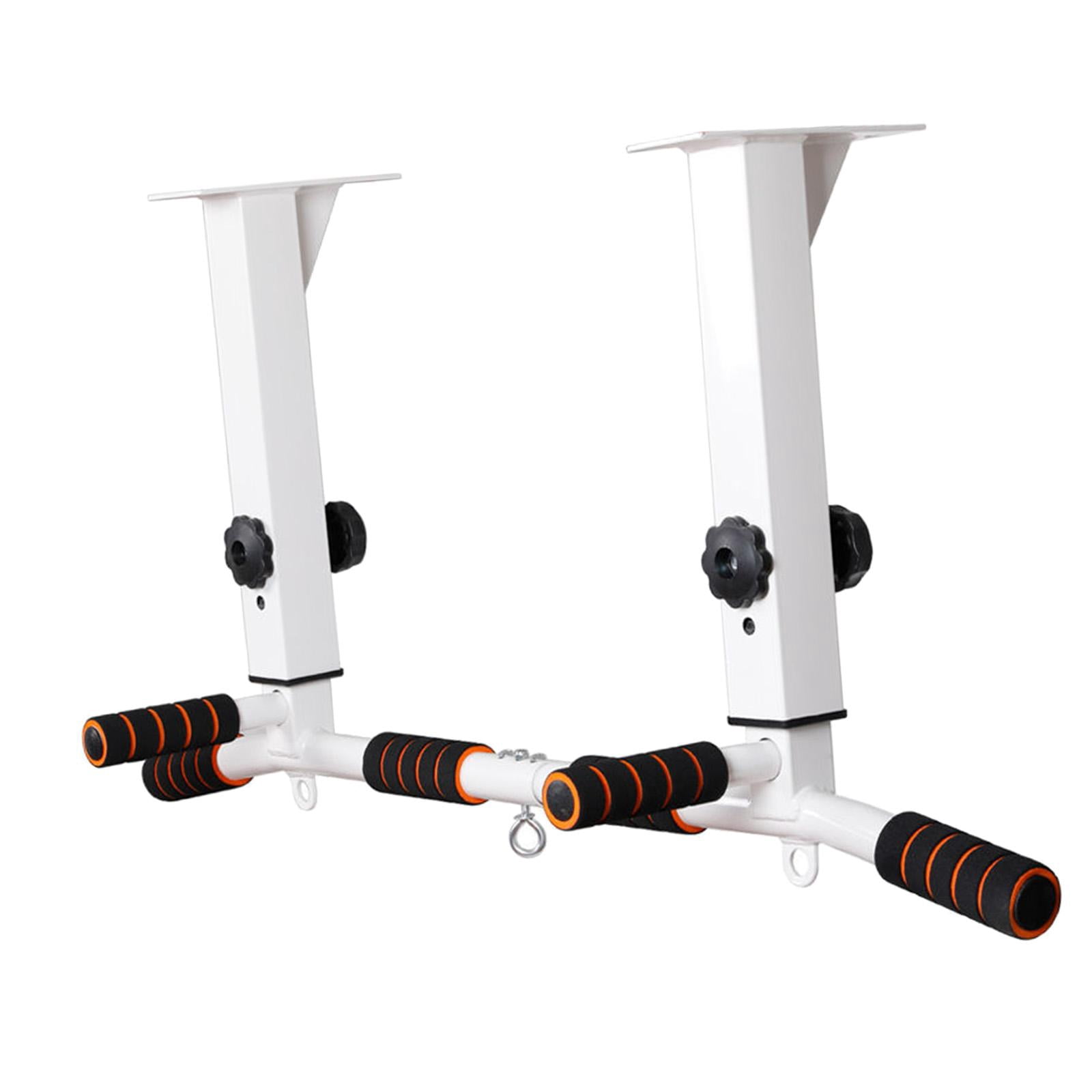 DimyFew Pull up Bar Wall Mounted Chin up Bar Easy to Install Portable Adjustable for Gym White Top Mount