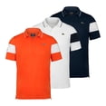 thumbnail image 1 of Lacoste Men`s Miami Open Co Brand Color Block Tennis Polo (  XXL(EUR7) 2Rz Buoy/White  ), 1 of 5