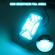 SUNPIE 12Pcs High Power Wide Angle RGBW LED Rock Lights Full Luminous Zone with Phone App Remote Control Voice Mode Music Mode Neon Accent Wheel Well Lights for Off Road Truck SUV ATV UTV Bo