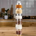 thumbnail image 4 of Stackable Transparent Spice Jar Set | Shatterproof Seasoning Containers | Multi-Tier Spice Storage Box | 6-Piece Set for Kitchen Organization, 4 of 9