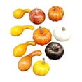 thumbnail image 2 of Artificial Harvest Pumpkins Halloween Vegetable Model Stackable Lifelike Durable Style D, 2 of 9