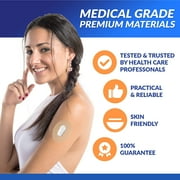 OhmRx Dexcom G6 Adhesive Patches – Waterproof, Hypoallergenic, Pre‑Cut Overpatches for Secure Sensor Wear, Multicolor, 25‑Pack