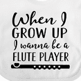 thumbnail image 4 of Inktastic Future Flute Player Music Gift Boys or Girls Baby Bib, 4 of 4