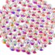 thumbnail image 1 of 1440 Pieces Flat Back Crystal Rhinestones Round Gems, Transparent AB,SS20,4.6-4.8mm Flat bottomed nail drill, 1 of 5