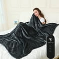thumbnail image 4 of Heated Blanket Cotton Material Adjustable Temperature Intelligent Control Machine Washable Multifunctional for Home Bedroom Living Room Relaxation, 4 of 6