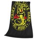 thumbnail image 3 of Manta Cobra Kai para sofá: mantas súper suaves y acogedoras para mujeres, linda manta para niñas, 50 x 60 pulgadas para sofá, cama y decoración del hogar, manta de microfibra ultra suave, 3 of 8