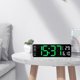 thumbnail image 2 of Reloj de pared digital Zulema Pantalla LED Mute 32 cm verde, 2 of 8