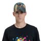 thumbnail image 4 of Fotbe Starry Sky Cloud Wolf Gorro Clásico de Béisbol, Gorra Ajustable con Broche Snapback, Gorro de Exterior de Algodón Suave, 4 of 6