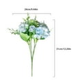 thumbnail image 4 of keepw Artificial Flower Realistic Flowers Imitation Roses Home Wedding Office Lasting Rose Centerpieces Photography Props Green/Type3, 4 of 6