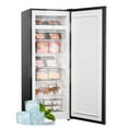 thumbnail image 2 of Upstreman 7.0 Cu.Ft Upright Freezer Convertible Freezer/Refrigerator, Garage Ready Deep Freezer Fridge with Reversible Door, UP70 Black, 2 of 7