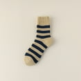 thumbnail image 4 of WEAIXIMIUNG Hollow Socks Mid Leg Socks Heavy Towel Sole Socks Socks Striped Wool Socks, 4 of 4