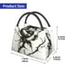 thumbnail image 2 of Fotbe Black And White Rose Bolsa Térmica Portátil con Estampado, Bolsa de Entrega de Alimentos Aislada, Bolsa Reutilizable de Gran Capacidad para Comidas y Supermercado, 2 of 6