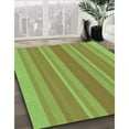 thumbnail image 3 of Ahgly Company Machine Washable Indoor Rectangle Transitional Dark Yellow Green Area Rugs, 2' x 3', 3 of 7