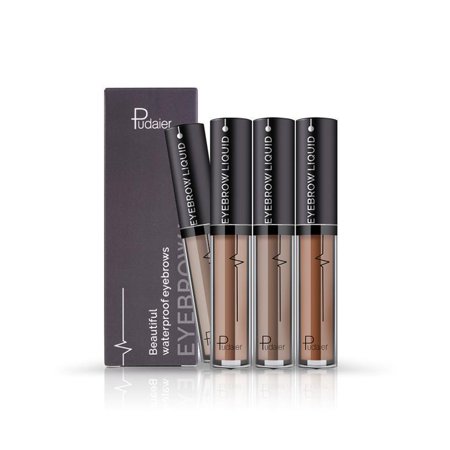 Pudaier Beautiful waterproof eyebrows Liquid *COLOR Dark