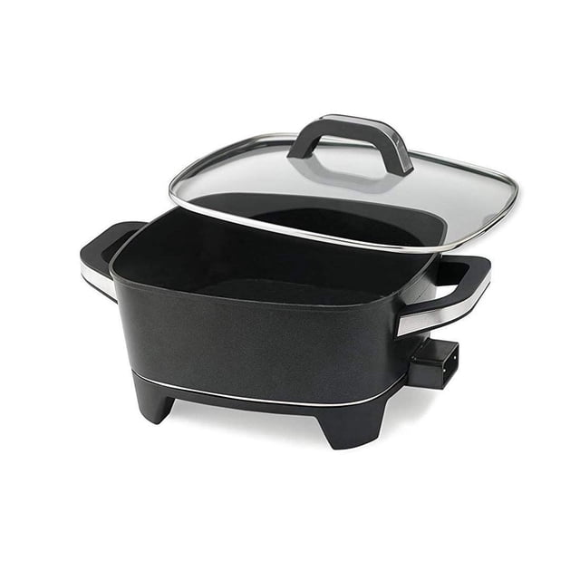 Sartén eléctrica Nesco American Harvest ES-12, 12 pulgadas, color negro