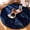 Blue, variant on Sanmadrola Super Soft Fluffy Indoor Area Rugs 4x4 Feet, Fuzzy Rugs for Bedroom Living Room, Shaggy for Nursery Baby Room Kids Rugs, Furry Rug Shag Carpet for Boys Girls Dorm Room