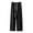 24# Black, variant on Womens Wide Leg Pants Striped Drawstring Waist Lounge Lightweight Loose Fit Bottoms Fall Winter Basics Casual Outfits Light Purple Free