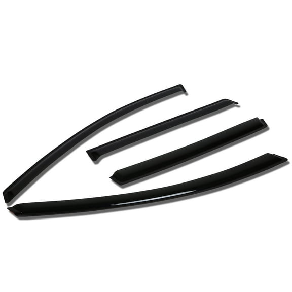 DNA Motoring For 07-15 Mazda CX-9 CD3 Smoked Tint Side Window Visor Shade Rain Wind Deflector