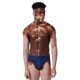 thumbnail image 5 of SKINY Calzoncillos brasileños para hombre, paquete de 2 - Algodón Retro, Calzoncillos, Costilla fina, Algodón Azul XL (X-Large), 5 of 6