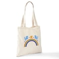 thumbnail image 6 of CafePress - Rainbow And Unicorns Tote Bag - Unisex Canvas Tote Bag, Beige, 1-Piece, 6 of 6