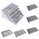 thumbnail image 4 of Jewelry Organizer for Earrings with 5 Drawers, Birthday Christmas Gift, Clear Acrylic Jewelry Box for Women, Velvet Earring Display Stand for Earrings, 4 of 4