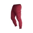 thumbnail image 3 of Men'S Slim Joggers Workout Pants For Gym Running And Bodybuilding Athletic Bottom Sweatpants With Deep Pockets Red S, 3 of 4