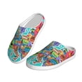 thumbnail image 2 of Lsque Cartoon Map Of Europe Pattern Womens Comfort Cotton on Scuff With Memory Foam and Anti-skid Sole Slipper-35/36, 2 of 7