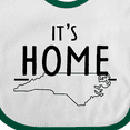 thumbnail image 4 of Inktastic It's Home- State of North Carolina Outline Boys or Girls Baby Bib, 4 of 4