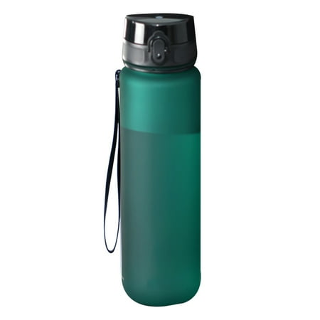 

Outdoors Sports Water Cup Travel Car Fitness Plastic Water Bottle Scrub Cup - For Sports Gym and Hiking