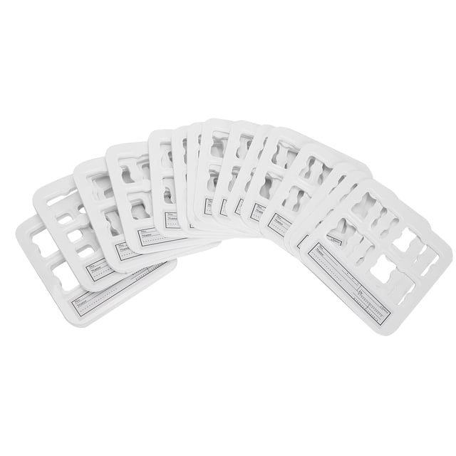 Clip para película de rayos dentales, caja de 100 piezas, clip para película de rayos de 4 orificios, soporte para película de rayos dentales elaborado por expertos