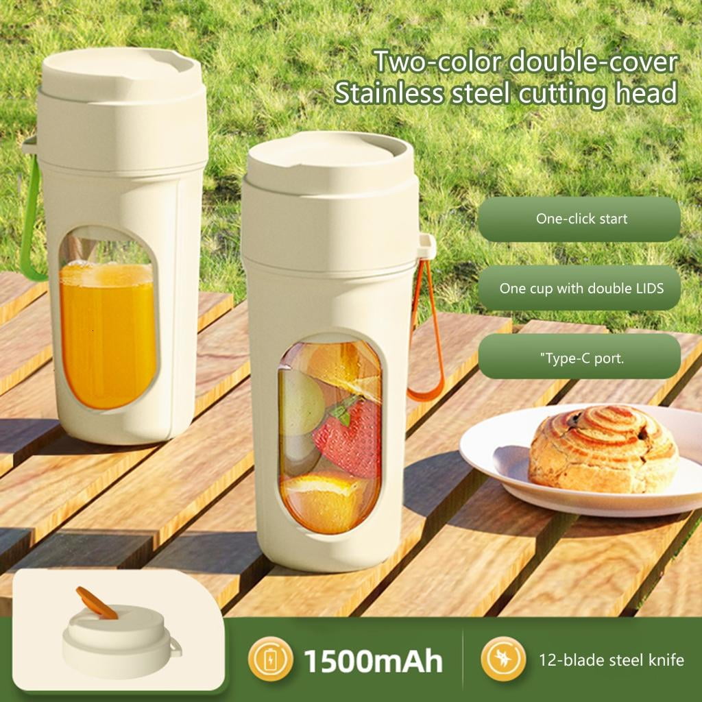 Travel Friendly 450ml Juicer Blender USB Rechargeable Mixing Cup for Smoothie and Shakes Practical Kitchen Appliance
