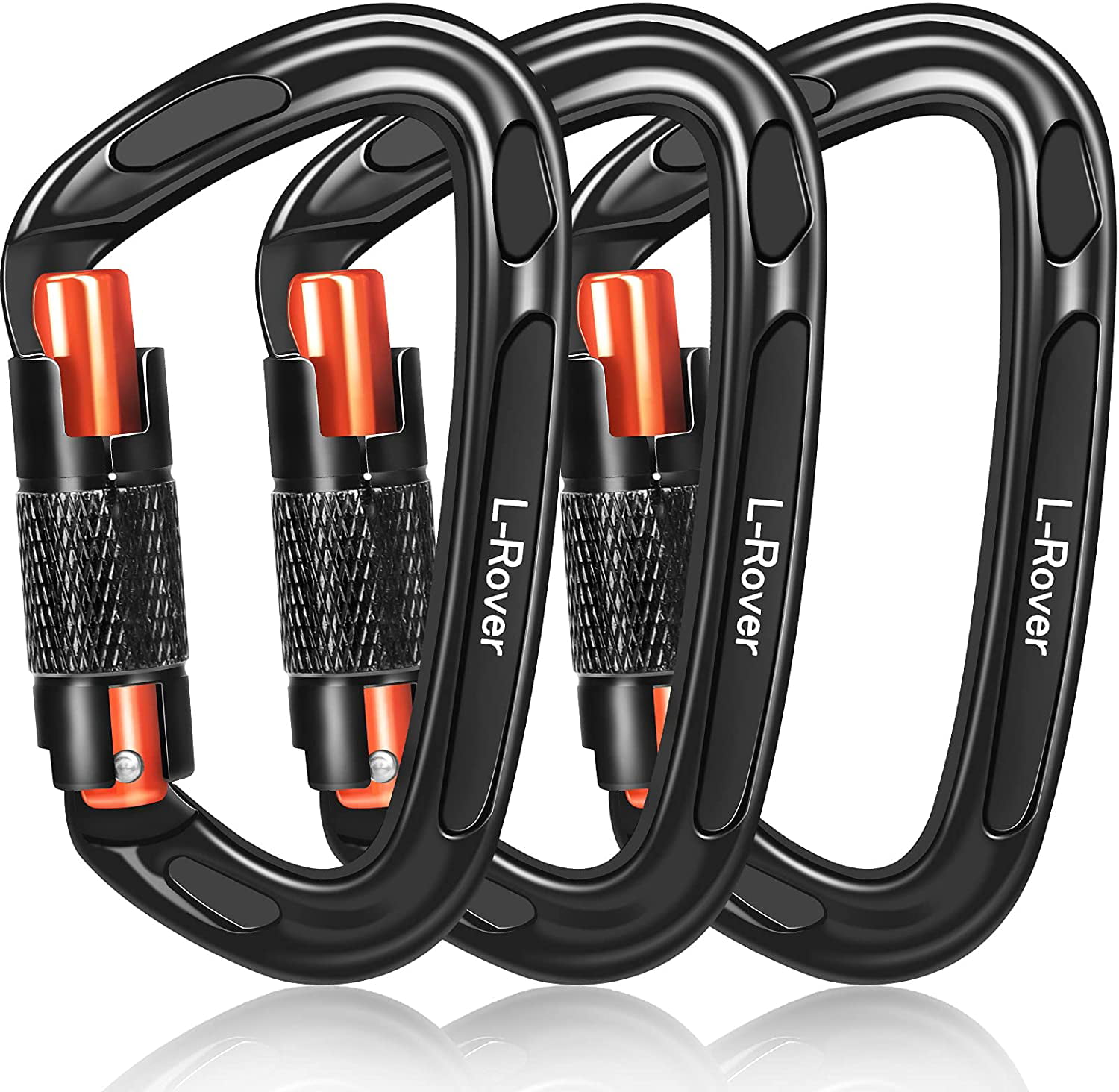 Details about   5 Pack Climbing Carabiner Lock Caribeaners Outdoor Equipment Rope Hook Dog Leash 